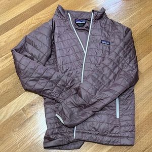 Women’s Patagonia Quilted Puffer Jacket, size XL, purple pink